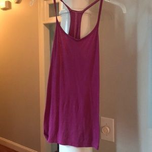Purple racerback tank
